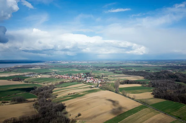 Tempesta sul campo — Foto Stock