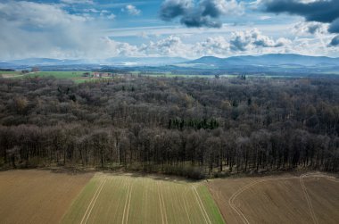 alanın havadan görüntüsü