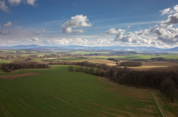 Vista aérea del campo — Foto de Stock