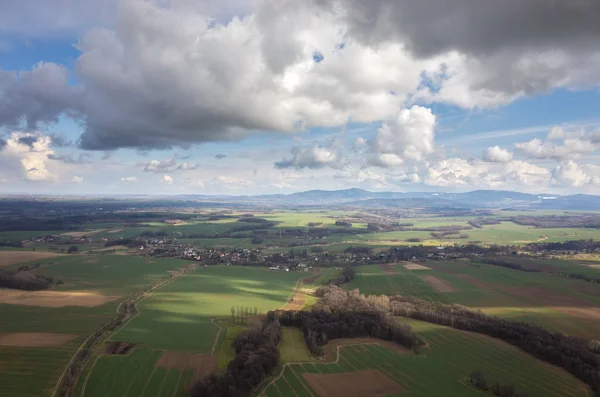 Vista aerea del campo — Foto Stock