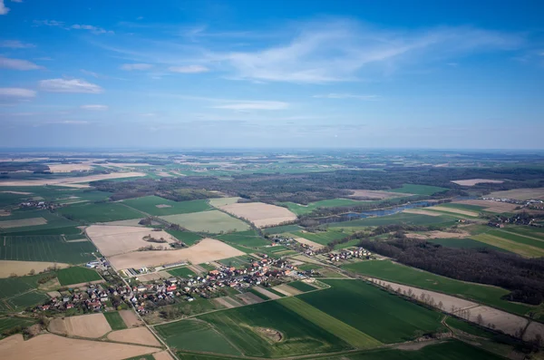 Vista aerea del campo — Foto Stock