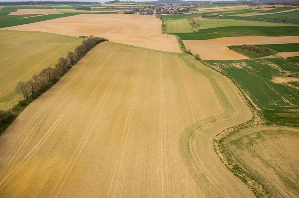 Luftaufnahme des Feldes — Stockfoto