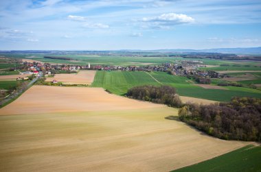 alanın havadan görüntüsü