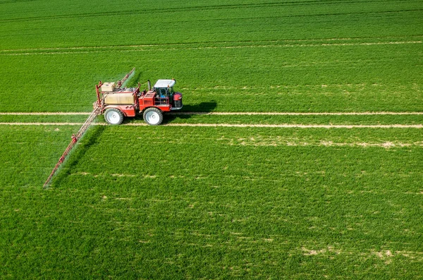 Vista aérea del tractor — Foto de Stock