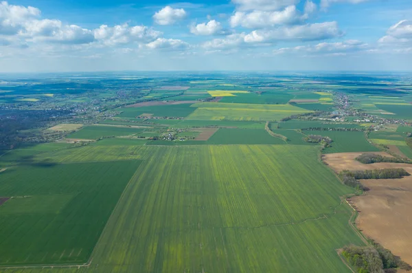 Aerial view of the field — Stock Photo, Image