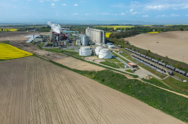 Fabbrica di biocarburanti — Foto Stock