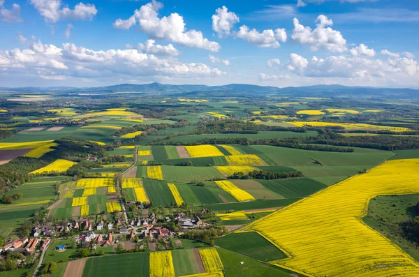 Vista aerea sulla città — Foto Stock