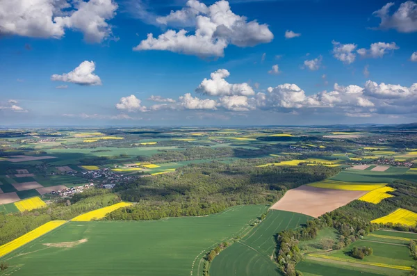 Vista aerea sulla città — Foto Stock