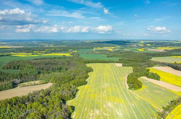 Vista aerea sulla città — Foto Stock