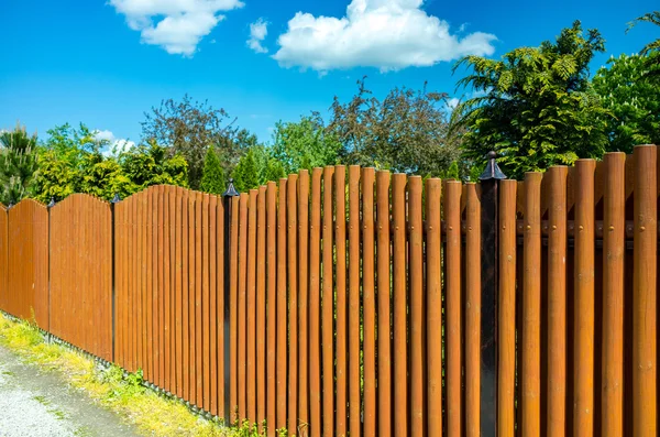 Valla de madera — Foto de Stock