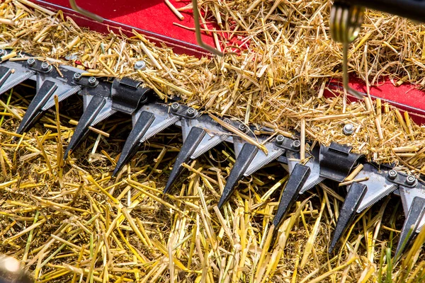 Close view on the combine — Stock Photo, Image