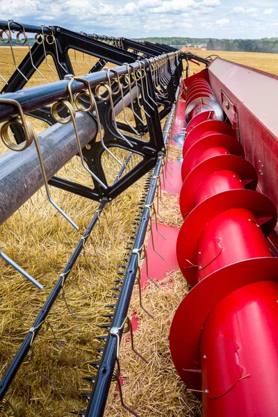 Close view on the combine — Stock Photo, Image