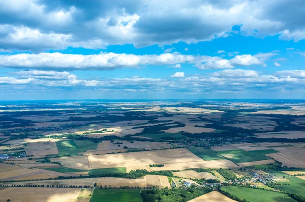 Vista aerea sui villaggi — Foto Stock