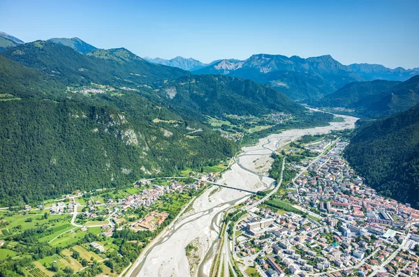 Tagliamento river — Stock Photo, Image