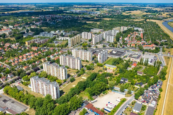 Vista aérea de Opole — Foto de Stock