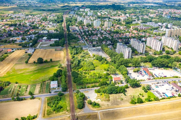 Vista aérea de Opole — Foto de Stock