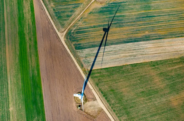 Luftaufnahme der Windmühle — Stockfoto