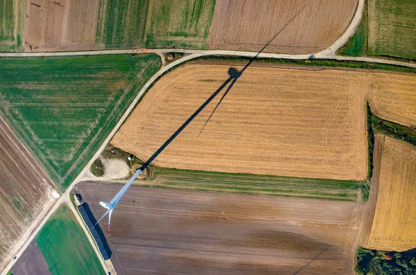 Luftaufnahme der Windmühle — Stockfoto