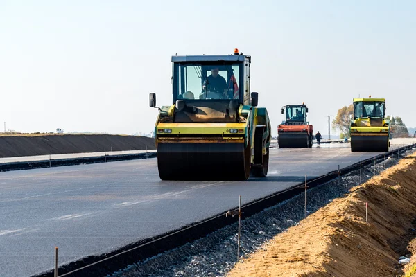 新しい道路の建設 — ストック写真