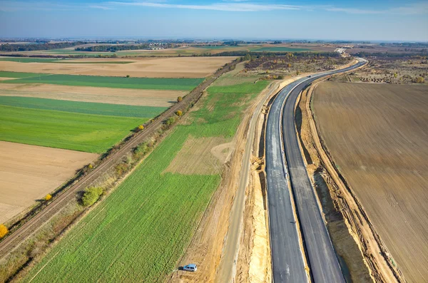 Strada in costruzione — Foto Stock