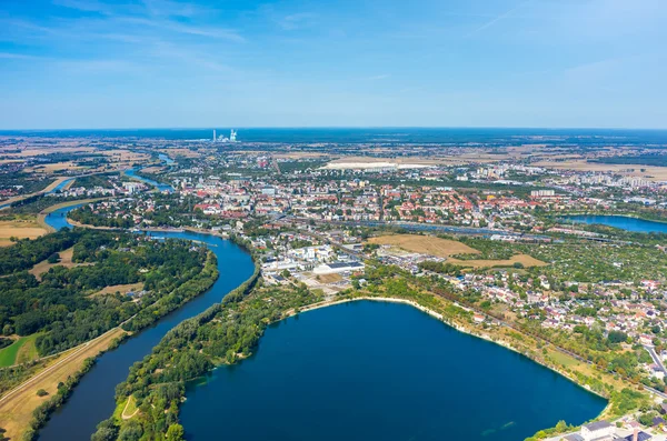 Vista aérea de Opole — Foto de Stock