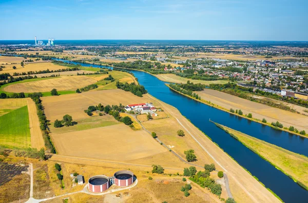 Aerial view of Opole — Stock Photo, Image