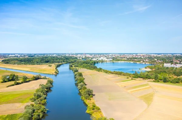 Vista aérea de Opole —  Fotos de Stock
