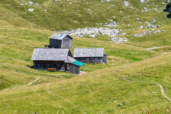 Дома в горах — стоковое фото