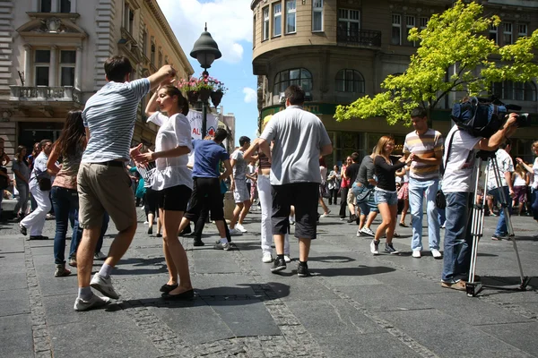 Danza en Belgrado — Foto de Stock