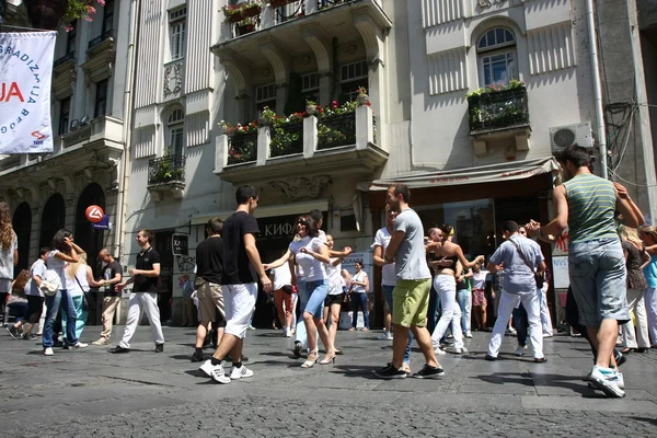 Belgrad'da dans — Stok fotoğraf