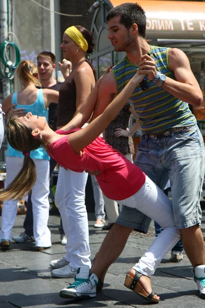 Danza en Belgrado — Foto de Stock