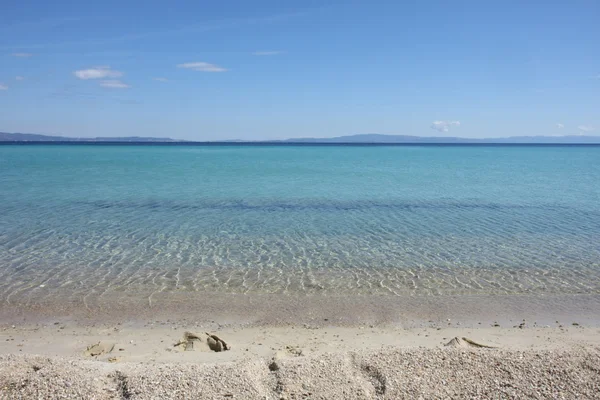 Nuansa Beauriful biru warna di pantai — Stok Foto