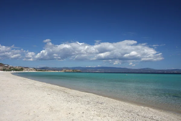 Nuansa Beauriful biru warna di pantai — Stok Foto