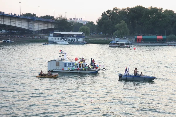 Belgrade Boat Carnival — Stock Photo, Image