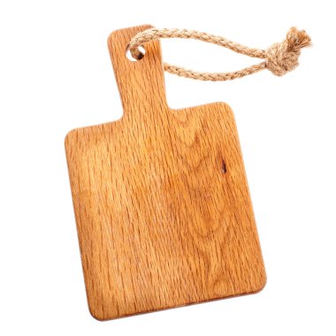 Beyaz arka plan üzerinde izole Ahşap doğrama tahtası