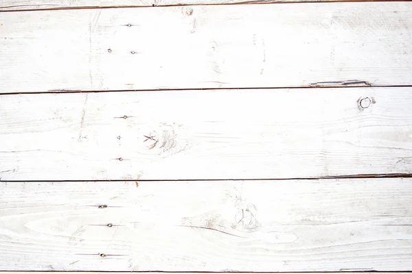 White Wooden Planks Floor Pattern — ストック写真