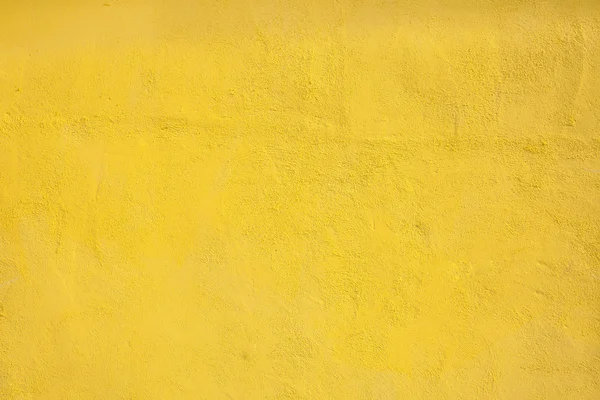 质朴的黄色墙面 前视图 — 图库照片
