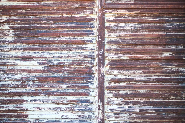 茶色の金属壁風化テクスチャ グランジ壁紙 — ストック写真