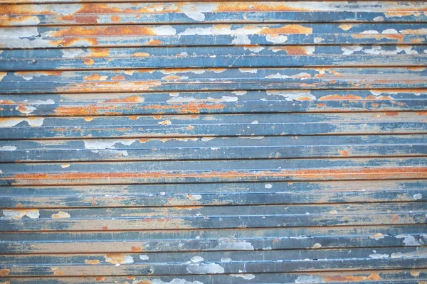 Parede Metal Azul Textura Resistida Papel Parede Grunge — Fotografia de Stock