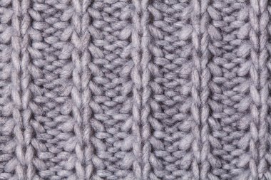 Closeup makro doku örme yün kumaş