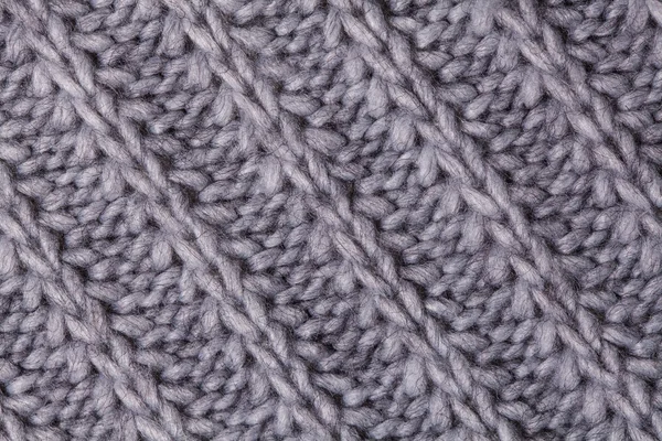 Closeup macro texture of knitted wool fabric — Stock Photo, Image