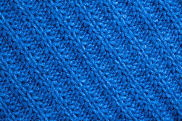 Closeup macro texture of knitted wool fabric — Stock Photo, Image