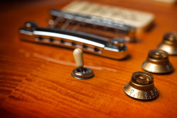 Vintage gitara elektryczna — Zdjęcie stockowe