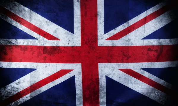 Old grunge UK, British flag, Union Jack — Stock Photo, Image