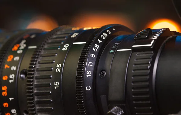 Video kamera lensi — Stok fotoğraf
