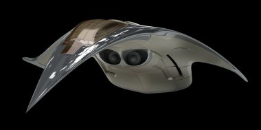 Futuristik askeri savaş uçağı