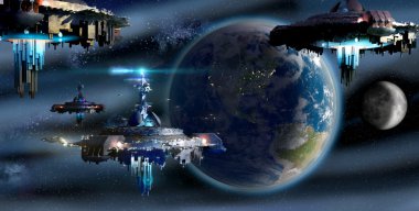 Dünya'ya yaklaşıyor uzaylı Ufo istilası