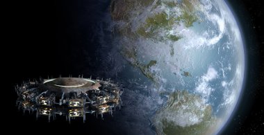 Uzaylı Ufo Earth yaklaşıyor