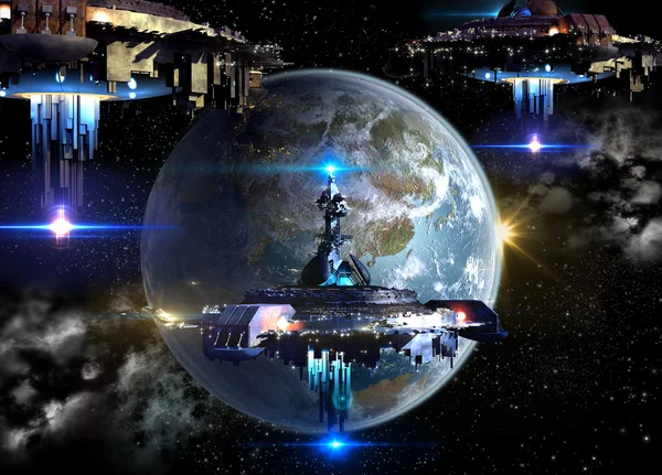 Uzaylı uzay Earth istila