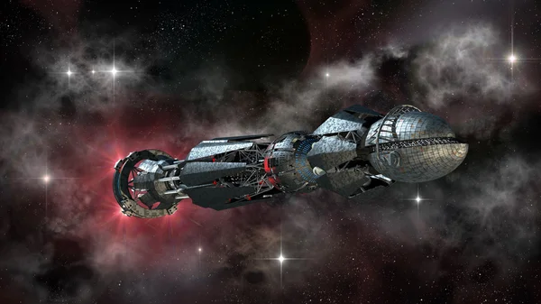 Warp Drive ile uzay gemisi başlatma durumunda